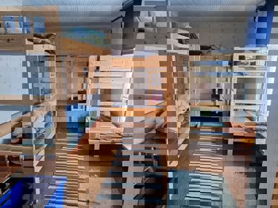 Hukkanen_cabin_gedeeldeslaapkamers