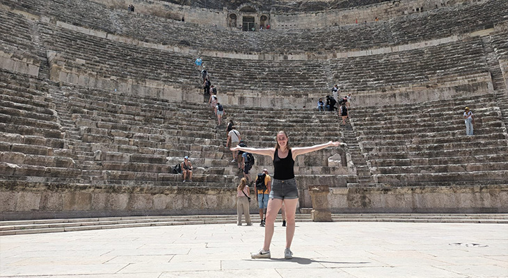 Lisa in Jordanië Lisa in Jordanië