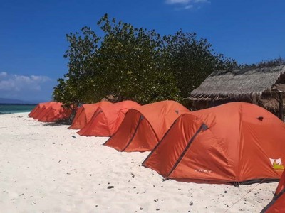 Campsite Gili Kondo Lombok Indonesië