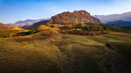 Lesotho en het bergachtige landschap