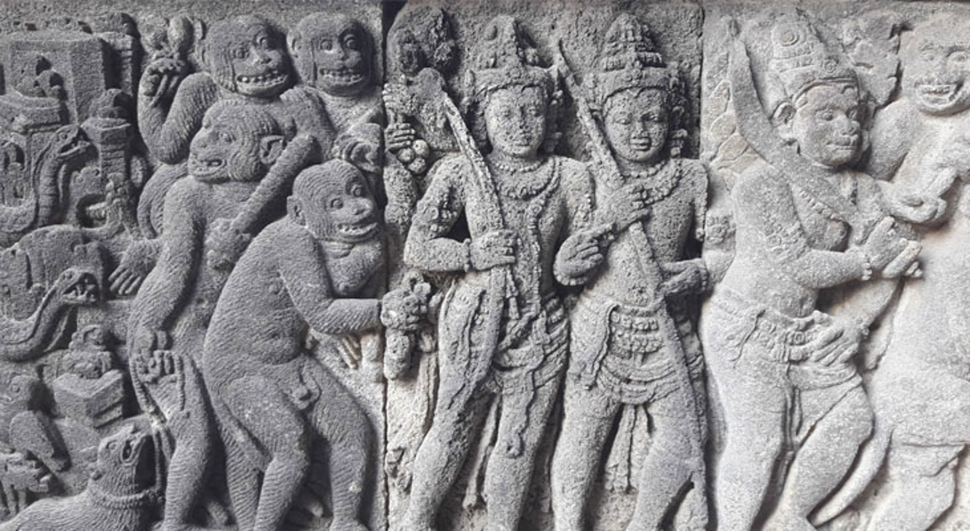 Muursymbolen Prambanan Indonesië Muursymbolen Prambanan Indonesië