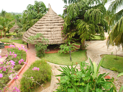 Afrikiko Resort tuin