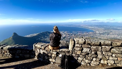 Cindy in Zuid-Afrika