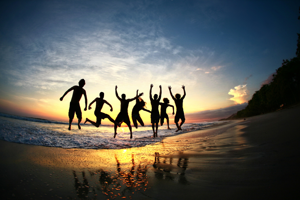 springen, strand, CR