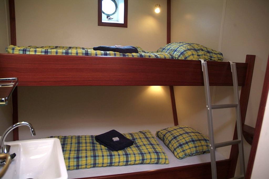 Slaapkamer zeilschip Antigua