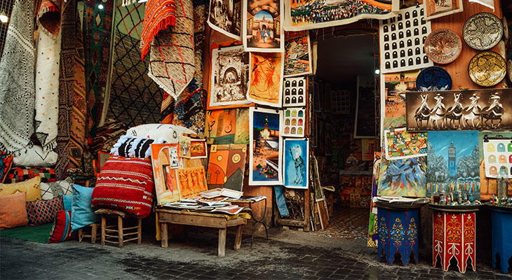 Kunst in Aït-Ben-Haddou Kunst in Aït-Ben-Haddou