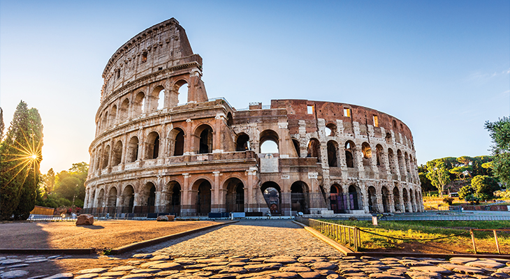 Het Colosseum in Rome - 7 nieuwe wereldwonderen Het Colosseum in Rome - 7 nieuwe wereldwonderen