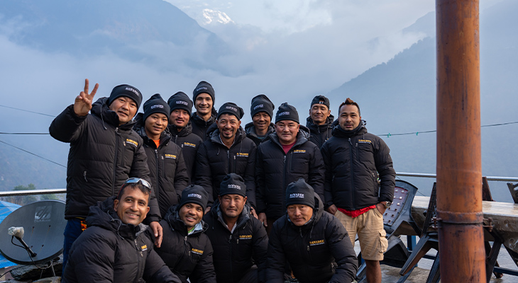 Dragers trekking Nepal