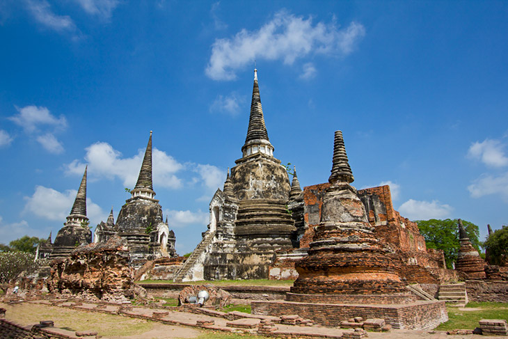 Oude tempels in Thailand Oude tempels in Thailand