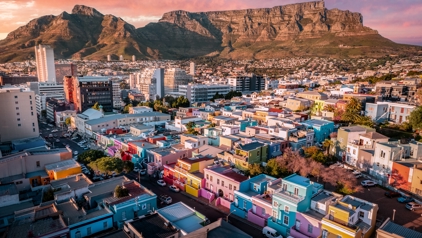 De Bo-Kaap in Kaapstad