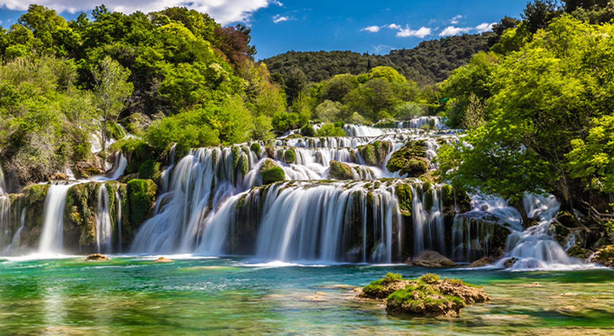 Plitvice watervallen