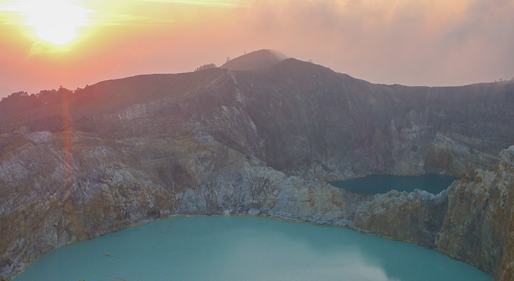Kelimutu vulkaan, Flores, Indonesië