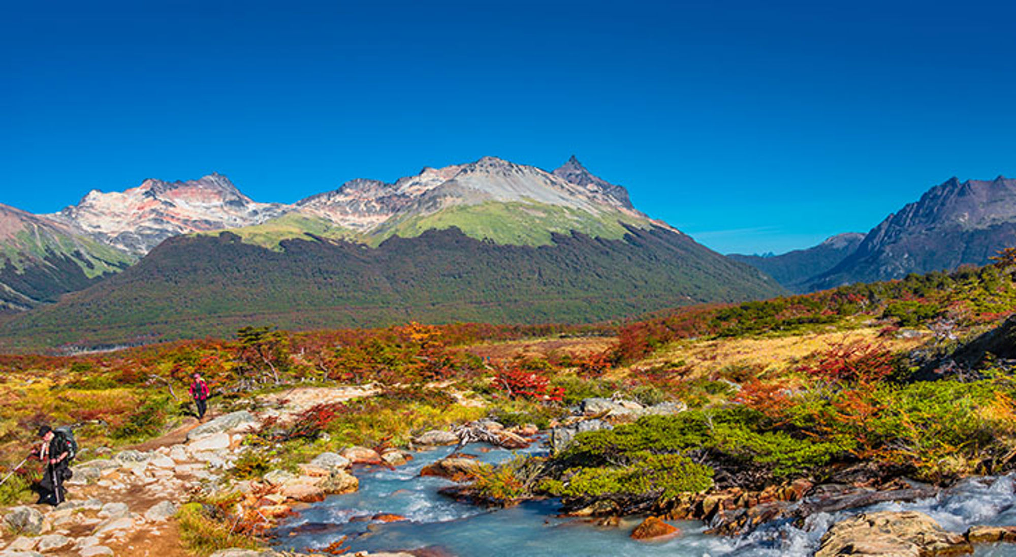Wandelen door Vuurland Wandelen door Vuurland