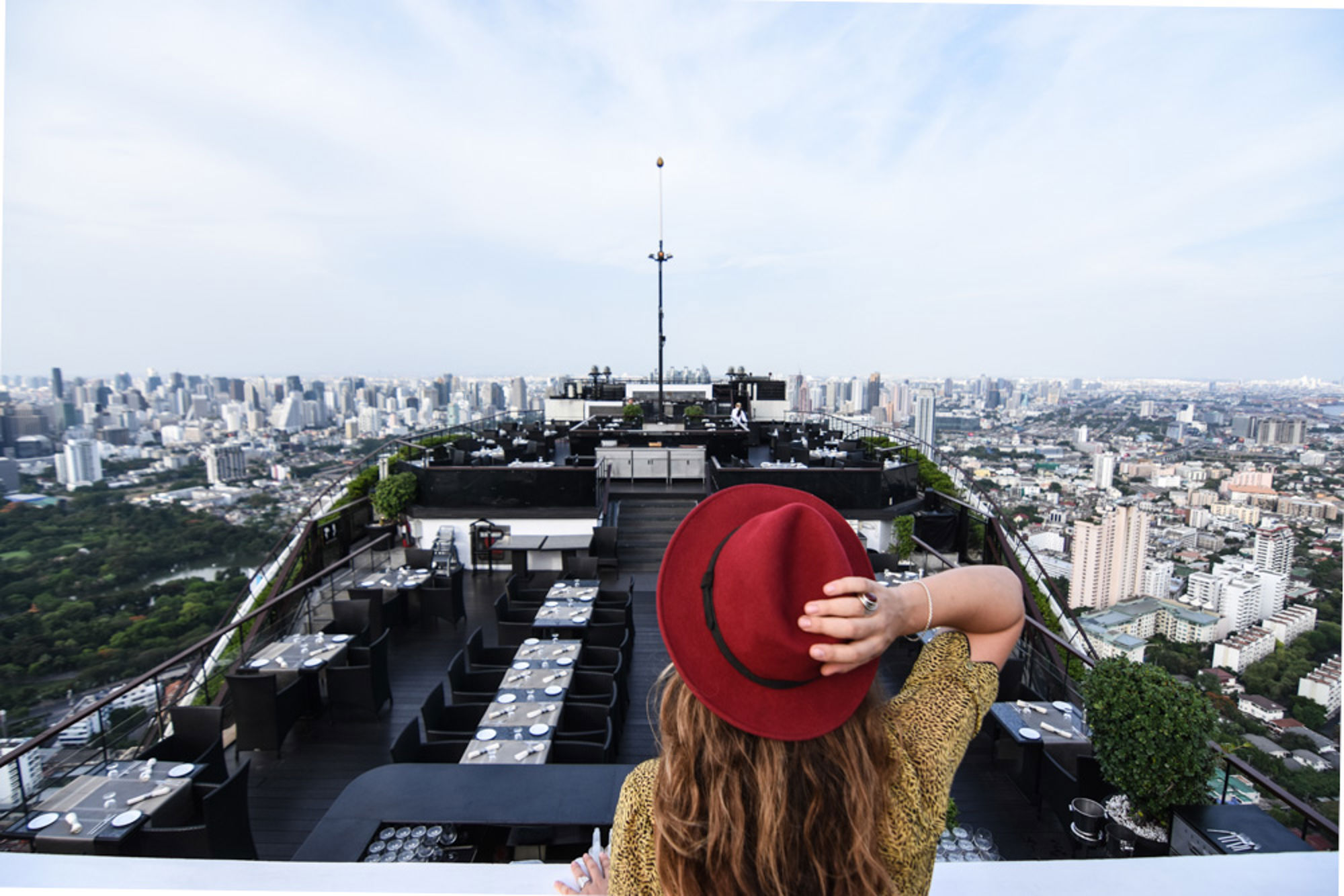 rooftop uitzicht over bangkok