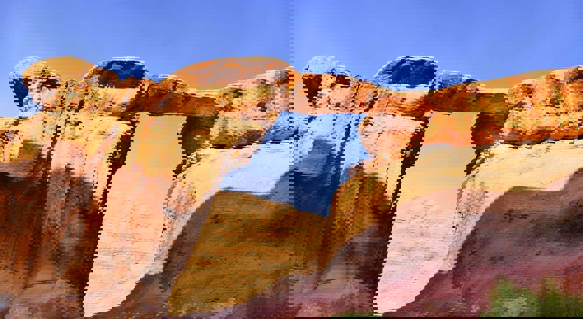 Burdah Rock Bridge Jordanië