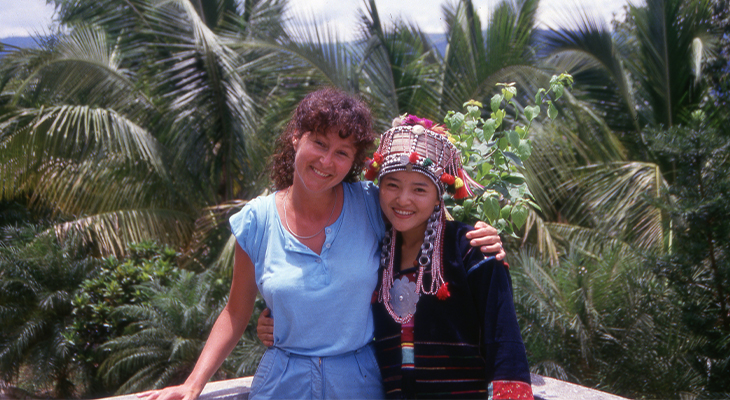 Mieke in China Mieke in China