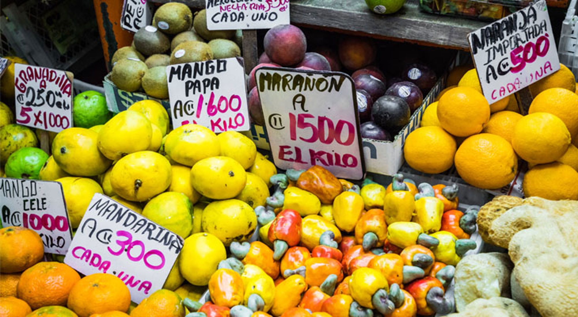 Producten/lokale specerijen San Jose