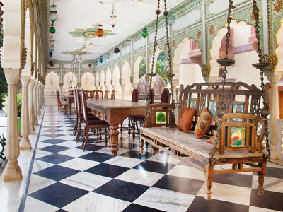 Jagat Palace hotel terras