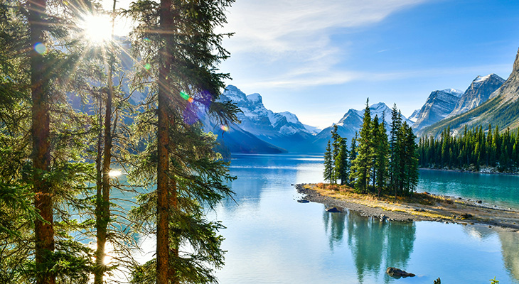 Jasper Nationaal Park in Canada