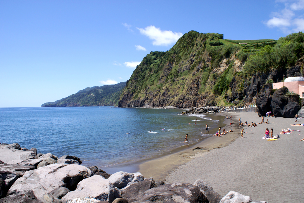 familiereis Azoren strand