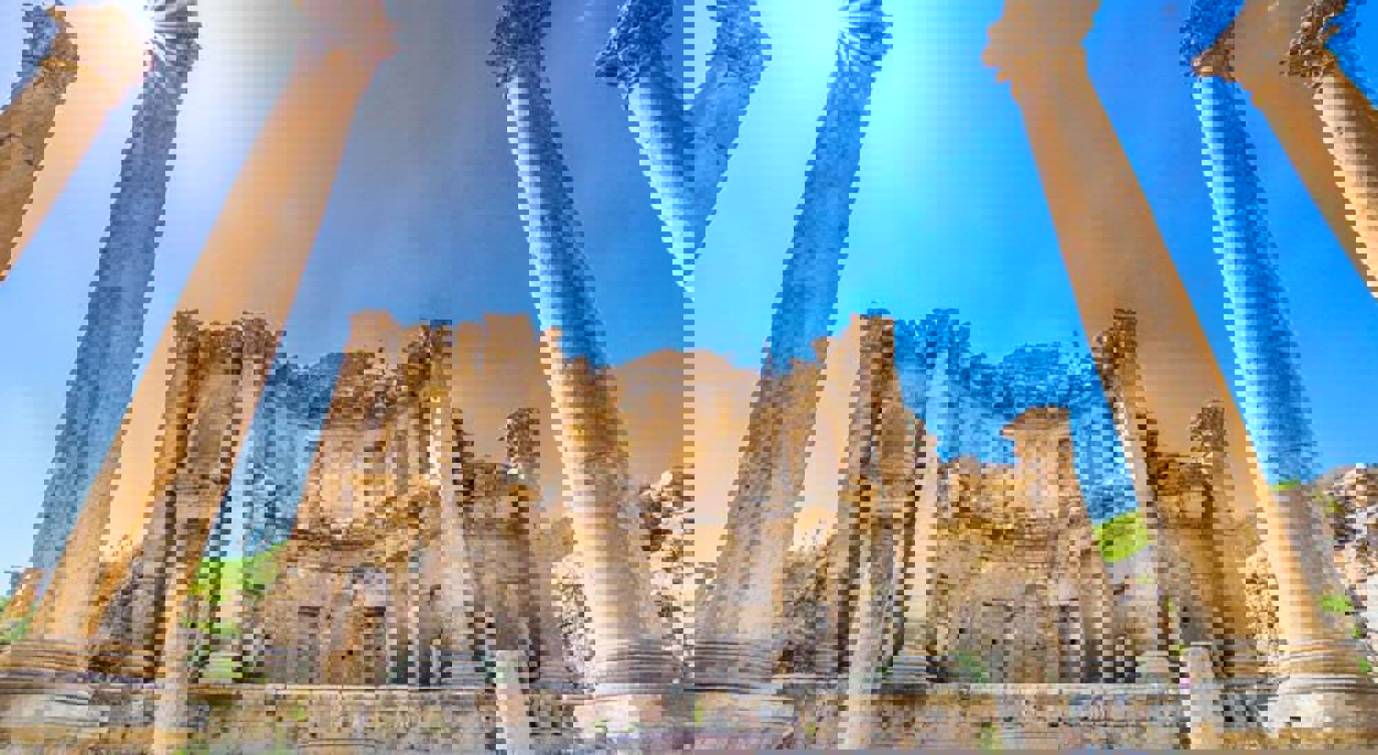 Romeinse ruïnes Jerash Jordanië