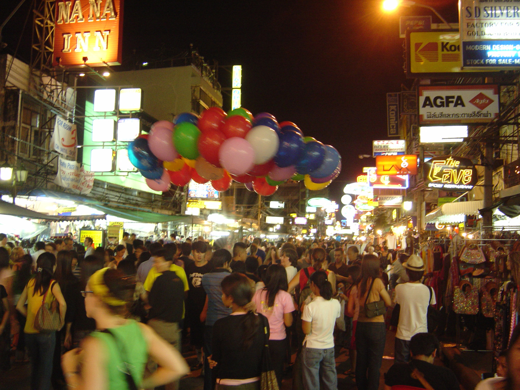 Khao San road in Bangkok