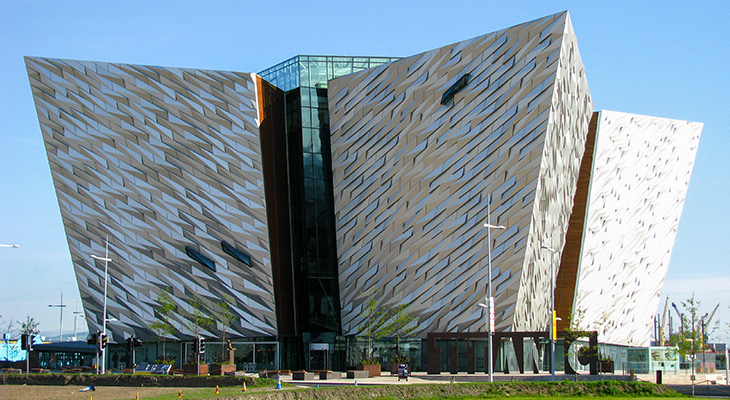 Titanic Museum, Belfast, Noord-Ierland Titanic Museum, Belfast, Noord-Ierland