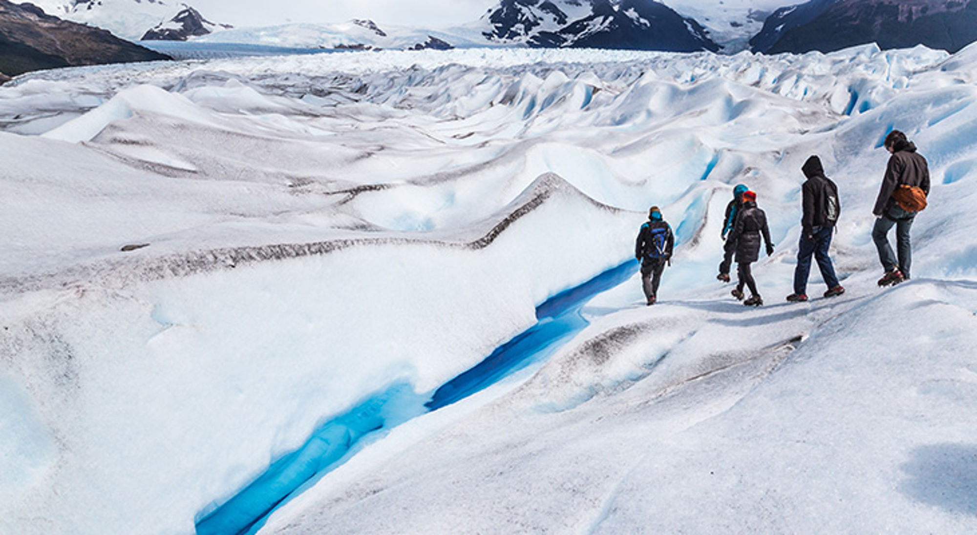 Wandelen bij Perito Moreno Wandelen bij Perito Moreno