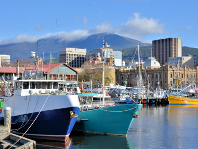 Hobart haven Tasmanië