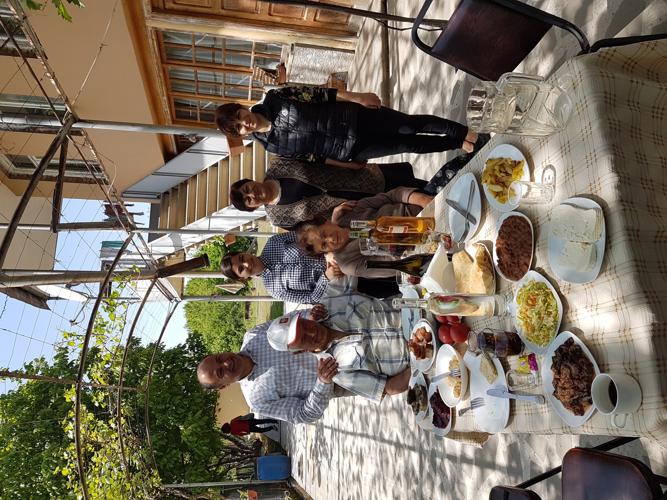 Georgië lokale familie