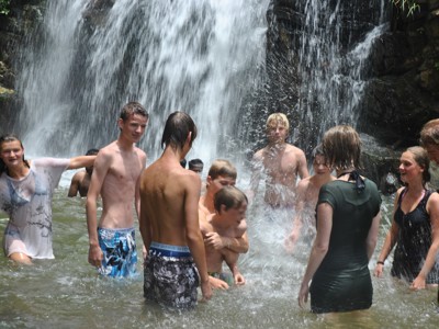 waterval Sri Lanka familieavontuur