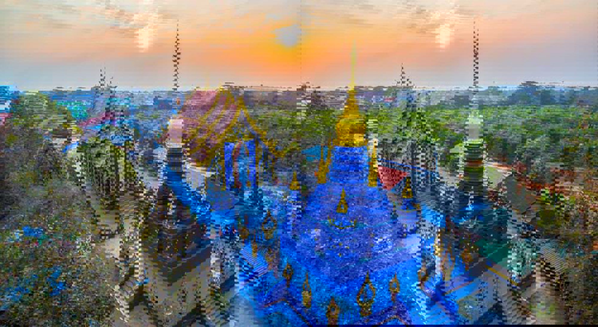 Blue Temple of Wat Rong Sua Ten Chiang Rai Blue Temple of Wat Rong Sua Ten Chiang Rai