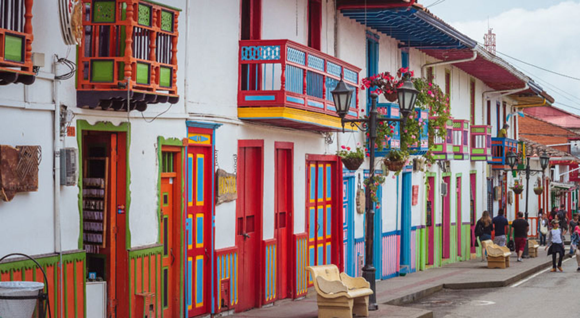 Kleurrijke straat Salento