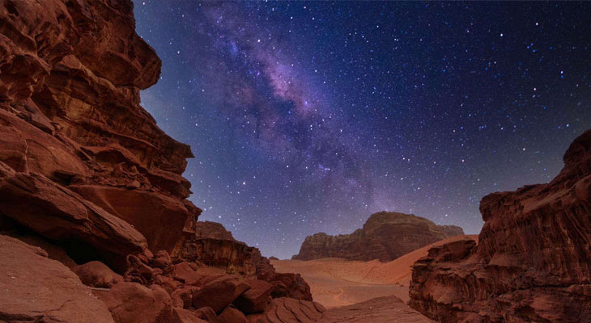 Sterrenhemel Wadi Rum Jordanië