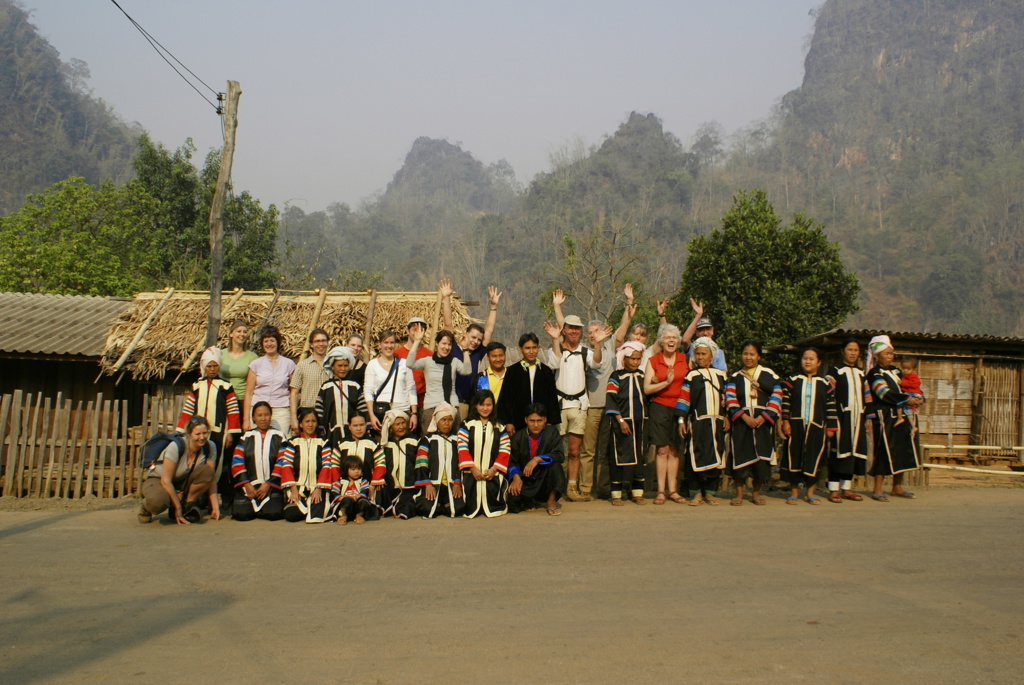 Groepsfoto na trekking