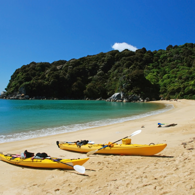 Kajak in Abel Tasman N.P.