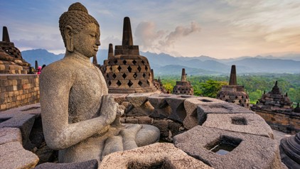 Borobudur-tempel in Java