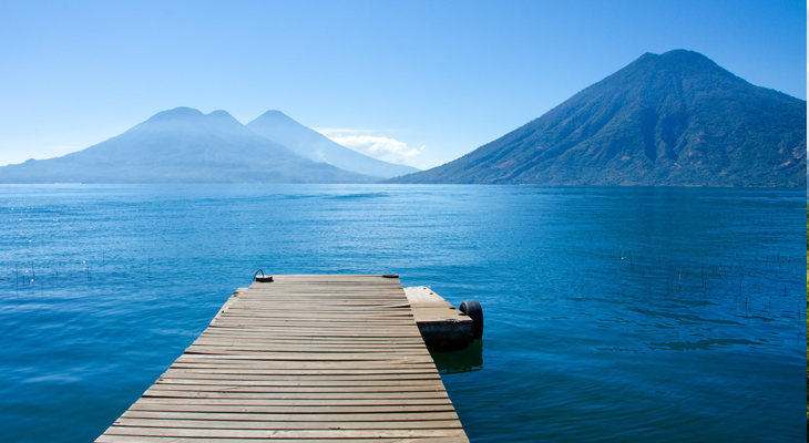 Meer van Atitlan in Guatemala Meer van Atitlan in Guatemala