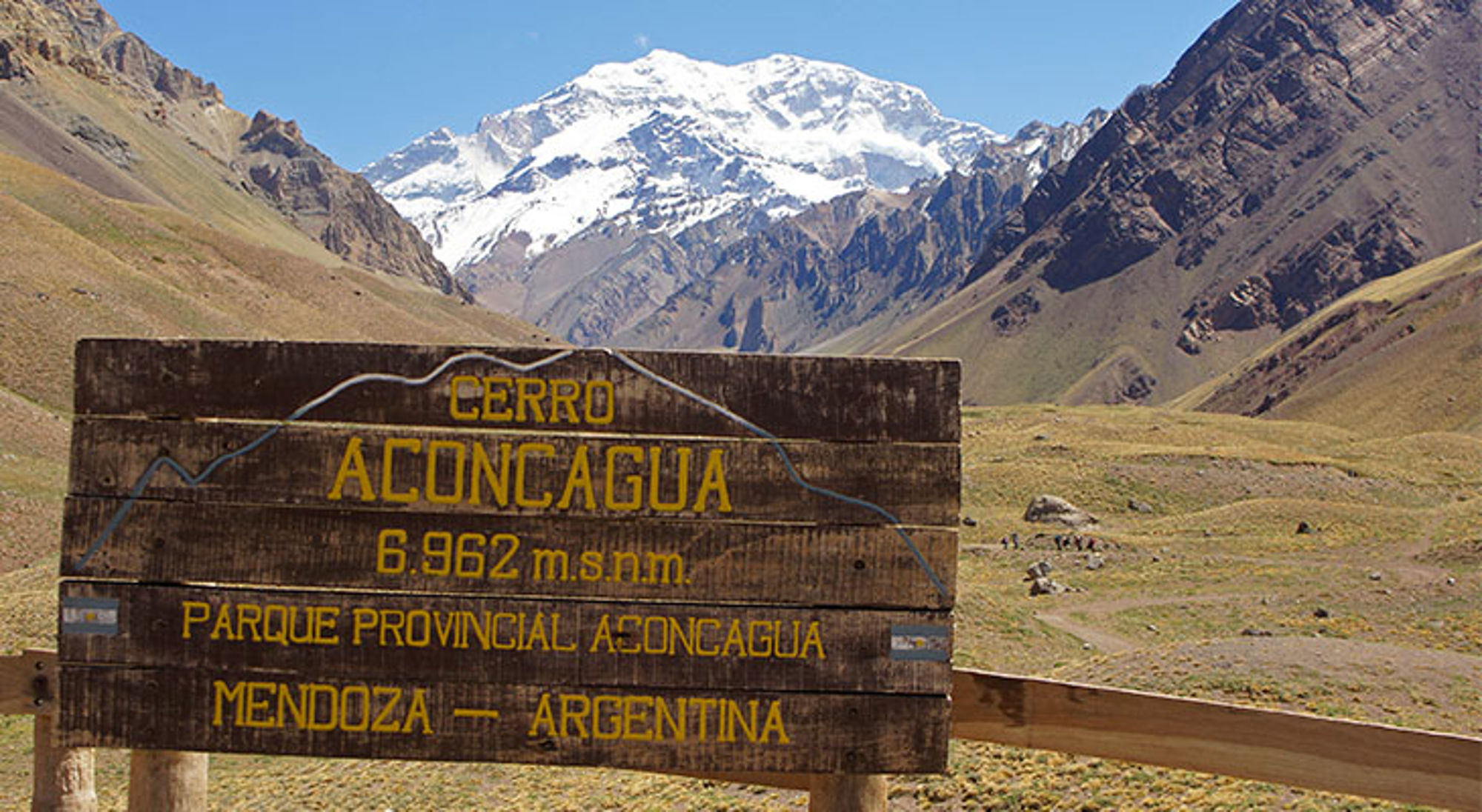 Bewegwijzering Aconcagua Bewegwijzering Aconcagua
