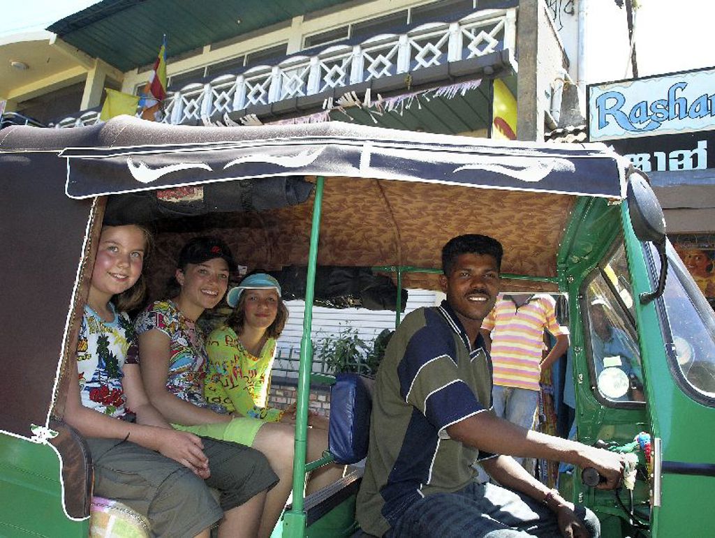 Lokale tuk tuk Sri Lanka