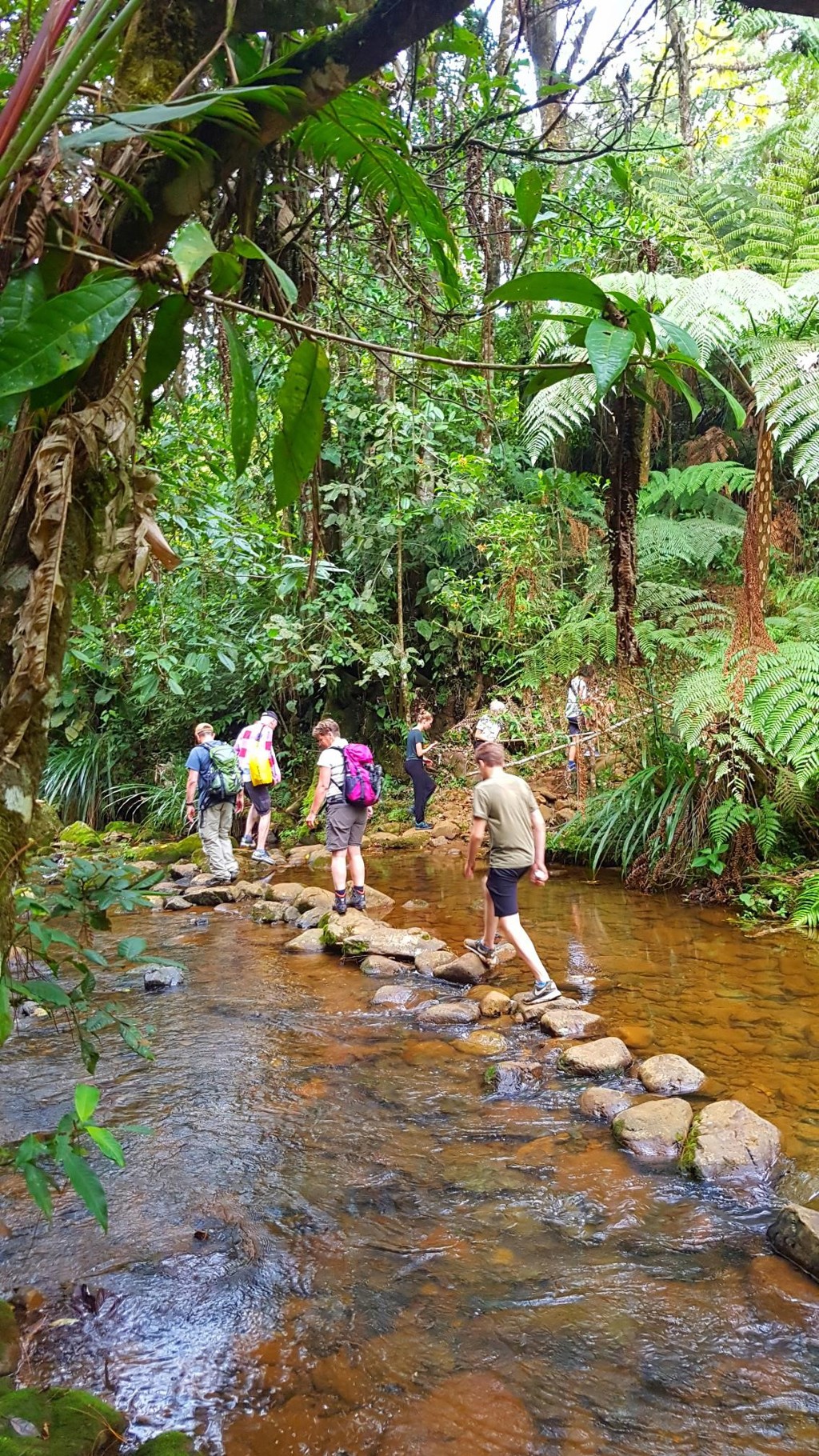 Guatemala groepsfoto familiereis