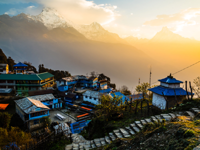 Route Nepal Annapurna, 23 dagen - Dag 8