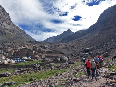 Route 8 daagse beklimming Mt. Toubkal - Day 4