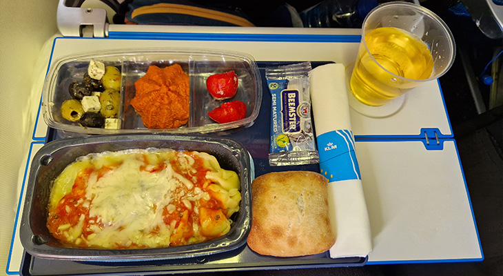 KLM maaltijd KLM maaltijd