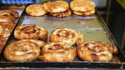 Byrek eten Albanië