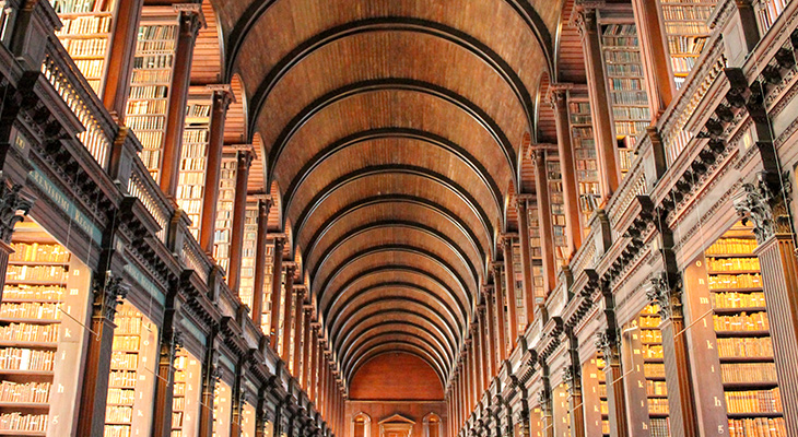 Trinity Library, Dublin, Ierland Trinity Library, Dublin, Ierland