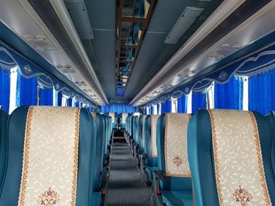 Bus Guatemala - binnenkant