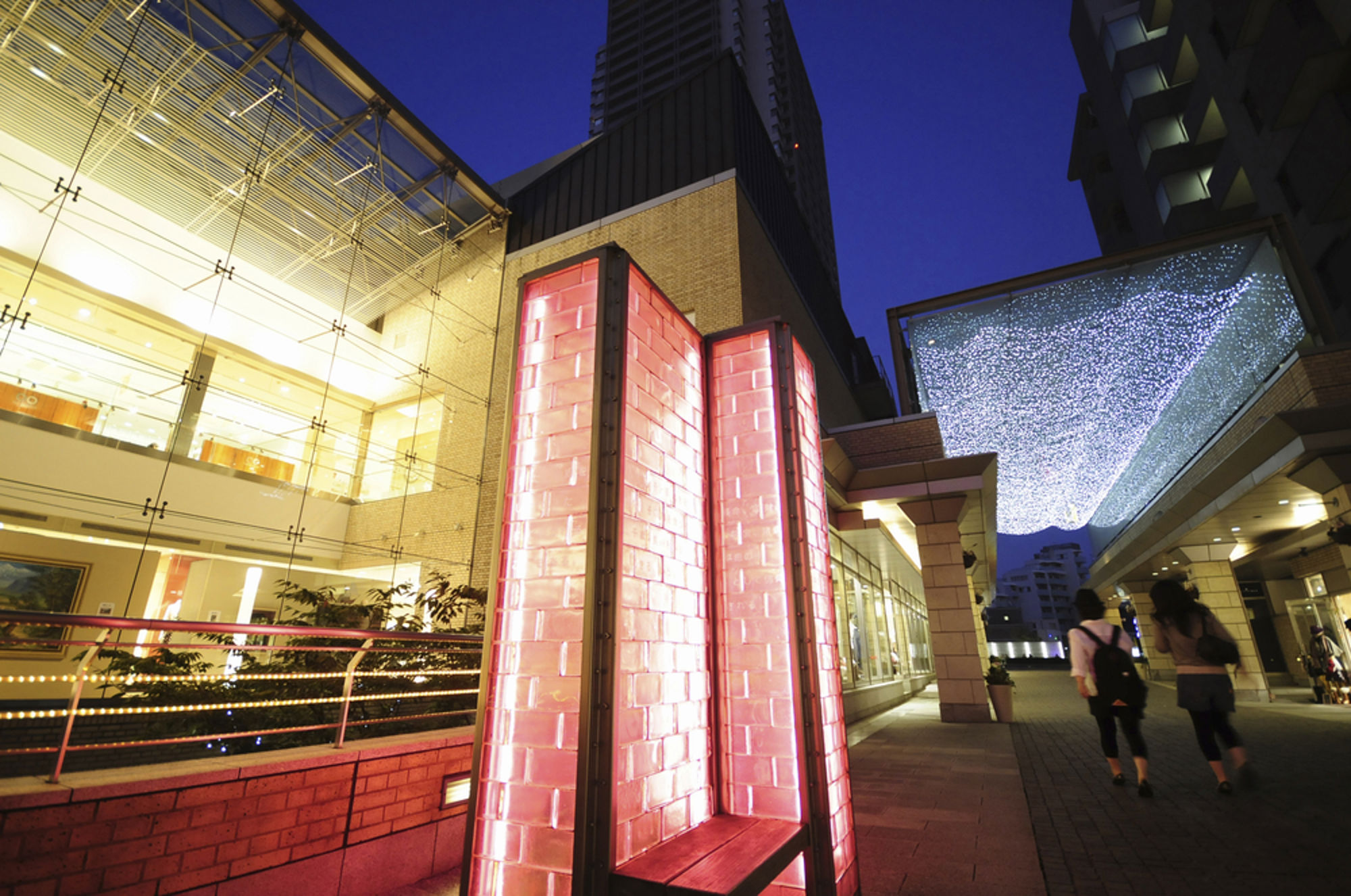 Avondverlichting in Japan