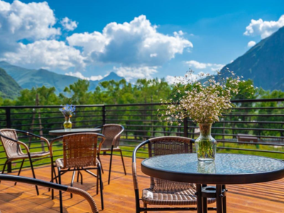 Darchi Kazbegi Hotel - terras