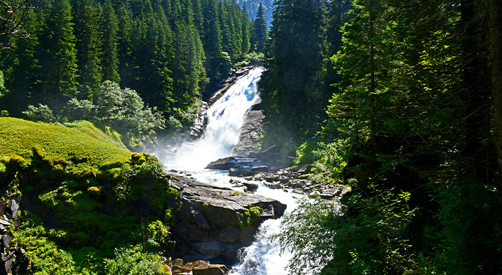 Krimmler Waterval Noorwegen Krimmler Waterval Noorwegen